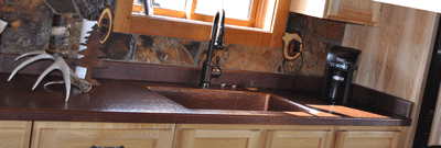 Montana Made Copper Kitchen Sink