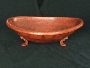 hand crafted custom copper vessel