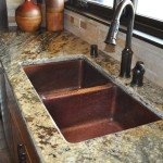 Mountain Rustic Copper Kitchen double basin sinks