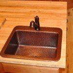 Mountain Cabin Bar/Prep Copper Sink