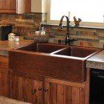 Mountain Rustic Farm Front Copper Kitchen Sink