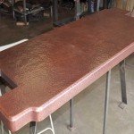 copper bar top hand crafted