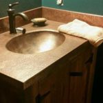 Copper Vanity Sink Top