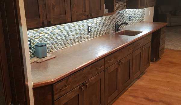 Counter Tops Tables And Panels, Hammered Copper Sheets For Countertops