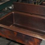 Copper Kitchen Sink Single Basin