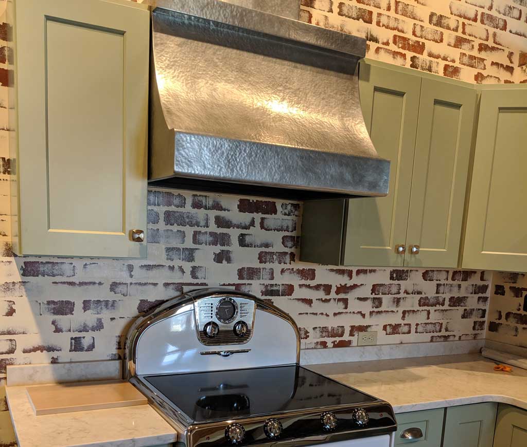 Vintage style shop range hood